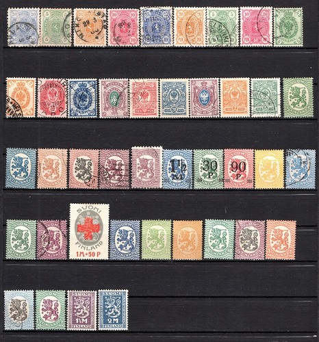 Lot briefmarken finnland - lot,
