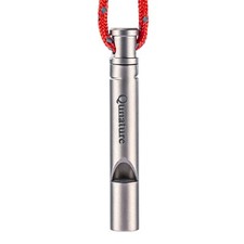 Qunature Titan Pfeifen Outdoor Notfall Überleben Laute Pfeife mit Schlüsselband