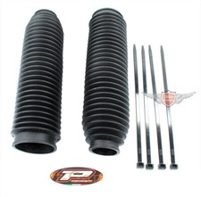 Moped Motorrad Enduro Progrip Gabel Faltenbalg Schwarz uni 45/60mm