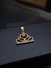 Anhänger 750 GOLD 18 Karat Gelbgold zeitlos Zirkonia