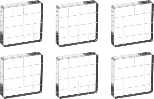 Acryl stempelblock - 1.6"x1.6",