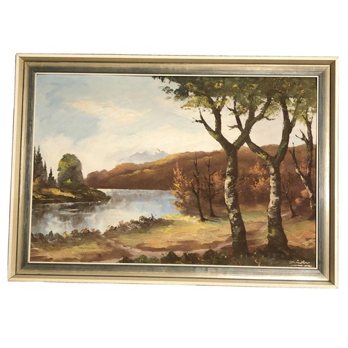 Gemälde öl auf karton - gemälde,