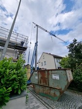 Baukran Potain Schnellbaukran Dachdeckerkran Verleih Turmdrehkran