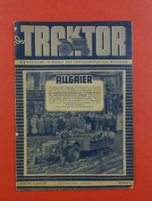 Original altes DER TRAKTOR Heft Schlepper Allgaier Lanz Eicher Deutz Fendt MAN