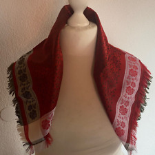 Schultertuch Trachtentuch /Dirndltuch - 60 cm + 4 cm  Fransen