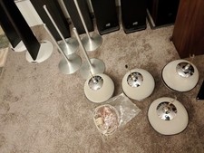 Grundig Studio 2040 Kugelboxen, Kugellautsprecher, Vintage, Design, Trompetenfuß