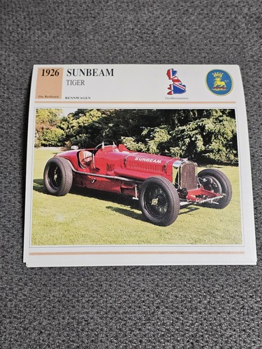 Sunbeam tiger geschichte - tiger,
