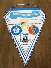 fc carl zeiss jena wimpel/Pennant IFC 1987/Lausanne Sports;AarhusGF;Vasas