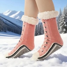 Stoppersocken Antirutschsocken WOLLALLERGIKER 38-40  THERMO Hausschuhe Socken