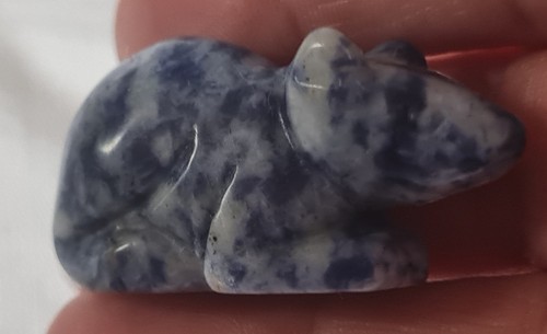 Maus blau weiß sodalith - maus, blau/weiß_sodalith