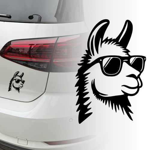 Auto aufkleber alpaka lama - |,