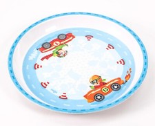 HABA Kinderteller Kindergeschirr Teller - Flotte  Flitzer -