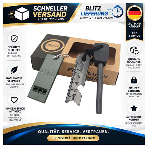 Feuerstahl feuerstarter set - feuerstarter,