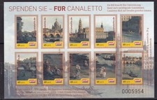 Privatpost. PostModern. Canaletto in Dresden, postfrisch