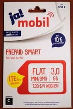 Prepaid Smart Karte von ja