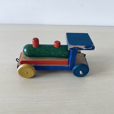 DDR, Holzspielzeuglokomotive, Holzlok,