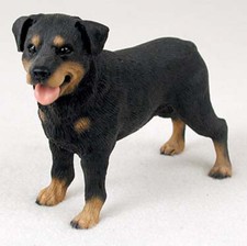 Rottweiler Figur Handbemalt