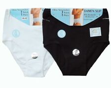 3-12 Taillen Slips Unterhose Slip Baumwolle Schlüpfer 36-58 schwarz 2091 S-3XL