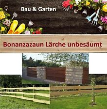 Bonanzazaun Lärche od.Kiefer Bohle Baumscheibe Massivholz Zaun Bretter Holzbohle