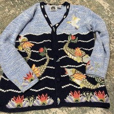 90s Storybook Knit Cardigan
