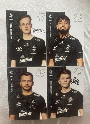Werder autogrammkarte e - autogrammkarte,