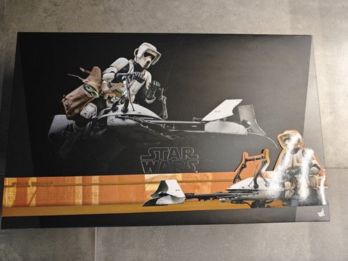 Hot toys scout trooper - trooper, speeder