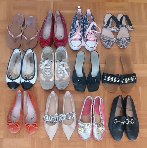 Paar damenschuhe konvolut - 12,