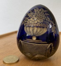 FABERGE Ei | Glas blau |