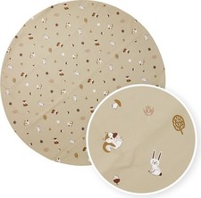 Meyco Hochstuhl Bodenmatte Forest Animals Sand 110 Cm - Neu