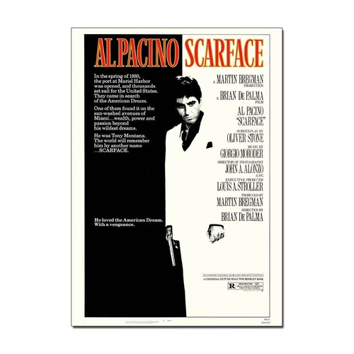 Scarface filmposter - scarface, |