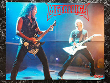 HAMMETT & HETFIELD ( METALLICA ) ... on stage ... * Poster * 59 x 46
