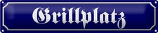 Blechschild Straßenschild