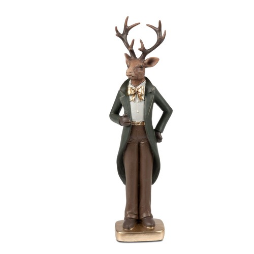 Dekofigur hirsch anzug - im,