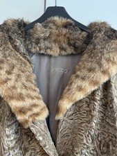 Pelzmantel echt rot fuchs - pelzmantel, und