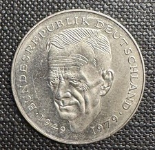 2 DM Münze Kurt Schumacher – Jahrgang 1979 – München J