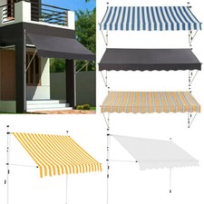 Markise Klemmmarkise Balkonmarkise Sonnenschutz Manuell Garten Gelenkarmmarkise