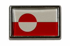 Pin Grönland Anstecker Fahne