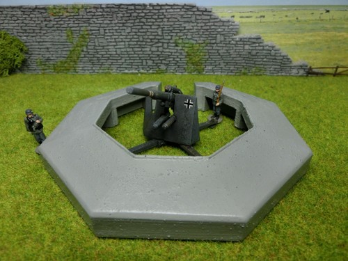 8er flak beton stellung - flak, in