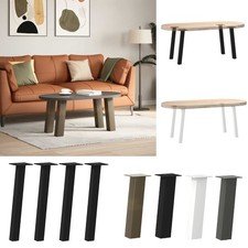 4x Tischbeine eckig Tischkufen