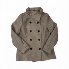 H&M Jacke Damen Anorak Jacket Kurzmantel Gr. EU 32 Braun #gmo1ed7