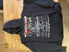 Kapuzen Sweatshirt schwarz Größe XL Rammstein Tour 24 Print
