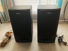An Bastler als Ersatzteile: 2 Lautsprecherboxen SONY Speaker System SS-H 3800