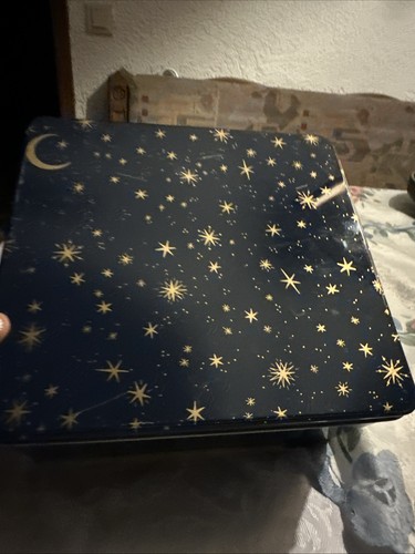 Blech dose sterne mond - dose,