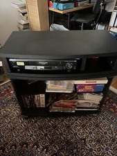 Fernsehtisch TV-Tisch mit Rollen mit Drehplatte   78x37x75