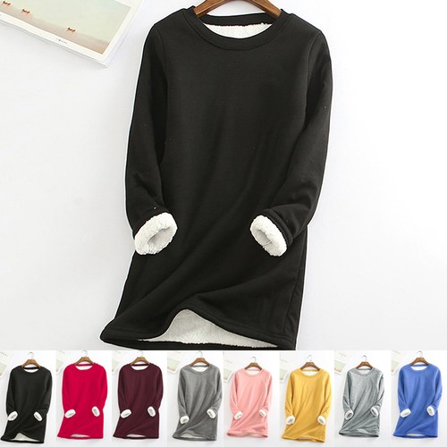 Damen pullover langarm fleece - langarm,