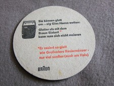 Bierdeckel ,  Dortmunder Hansa Bier ,   Braun sixtant 