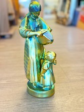 Zsolnay Figur Mutter mit Kind
