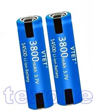 2 x Lithium Ionen Akku 14500