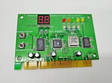 #SE976# PC Computer Klassiker EPOX EP-P80P PCi Diagnostik Karte programmierkarte