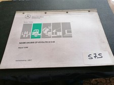 Mercedes Arbeitsunterlage NANM AKUBIS ZF-ECOLITE S 5-42